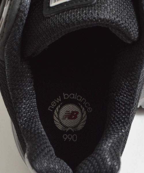 NEW BALANCE（ニューバランス）の「New Balance / ニューバランス M990 USA（スニーカー・メンズ・ブラック/ブルー/ベージュ・10/9/8h/9h/8）」の12枚目の写真