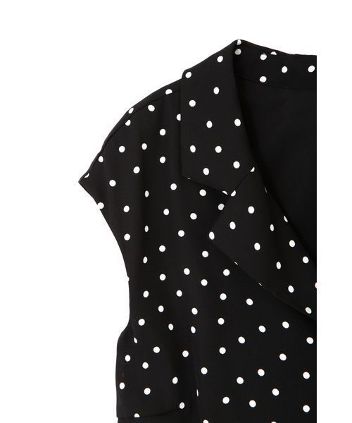 PROPORTION BODY DRESSING（プロポーションボディドレッシング）の「ミニドット＆ギンガム衿付ワンピース（ワンピース・レディース・ブラック/ブラック系その他・1/2/3）」の9枚目の写真