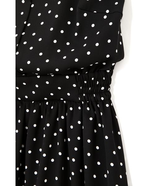 PROPORTION BODY DRESSING（プロポーションボディドレッシング）の「ミニドット＆ギンガム衿付ワンピース（ワンピース・レディース・ブラック/ブラック系その他・1/2/3）」の10枚目の写真