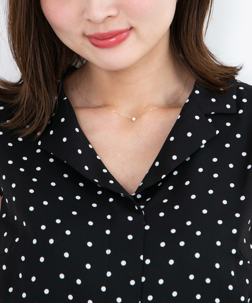 PROPORTION BODY DRESSING（プロポーションボディドレッシング）の「ミニドット＆ギンガム衿付ワンピース（ワンピース・レディース・ブラック/ブラック系その他・1/2/3）」の18枚目の写真