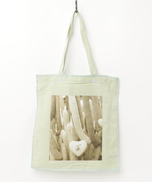 Casselini(キャセリーニ)の「★直営別注★ロックトート(トートバッグ・レディース・ホワイト/グリーン系その他/ピンクベージュ・FREE)」の1枚目の写真