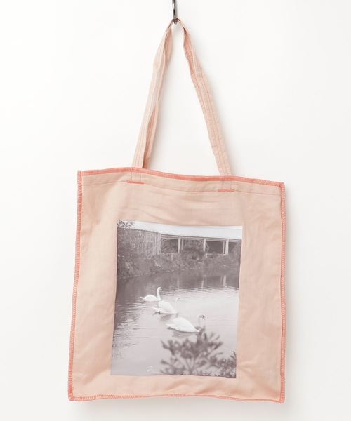 Casselini(キャセリーニ)の「★直営別注★ロックトート(トートバッグ・レディース・ホワイト/グリーン系その他/ピンクベージュ・FREE)」の3枚目の写真