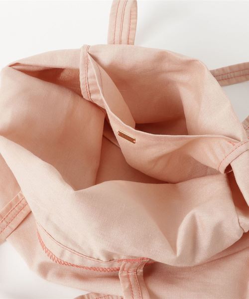 Casselini(キャセリーニ)の「★直営別注★ロックトート(トートバッグ・レディース・ホワイト/グリーン系その他/ピンクベージュ・FREE)」の6枚目の写真