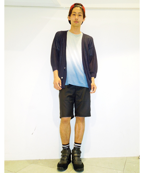 WHO'S WHO gallery（フーズフーギャラリー）の「麻レーヨンブレストカーデ（カーディガン/ボレロ・メンズ・ライトグレー/ブルー/チャコールグレー・MEDIUM/LARGE）」の14枚目の写真