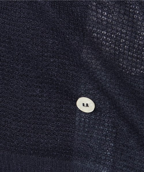 WHO'S WHO gallery（フーズフーギャラリー）の「麻レーヨンブレストカーデ（カーディガン/ボレロ・メンズ・ライトグレー/ブルー/チャコールグレー・MEDIUM/LARGE）」の7枚目の写真