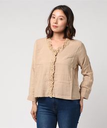 flower | スカラップフリルブラウス(シャツ/ブラウス)