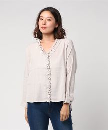 flower | スカラップフリルブラウス(シャツ/ブラウス)