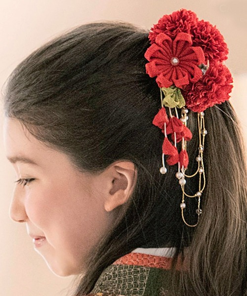 セール】つまみ細工 髪飾り2点セット（和装小物）｜Catherine Cottage