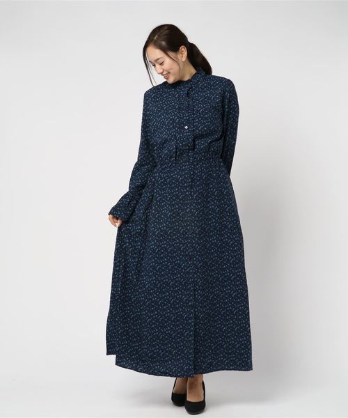 MOUSSY（マウジー）の「FLARE SLEEVE FLOWER DRESS（ワンピース）」 - WEAR