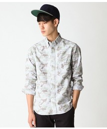 ADAM ET ROPE' | ストライプ×迷彩　OXシャツ(シャツ/ブラウス)