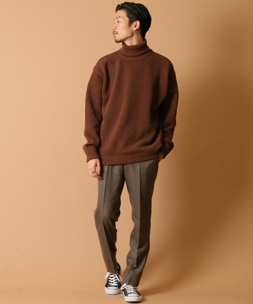crepuscule（クレプスキュール）の「◆CREPUSCULE / クレプスキュール 417別注 TURTLE NECK（ニット/セーター・メンズ・ブラウン/ベージュ/イエロー系その他・1/2）」の5枚目の写真