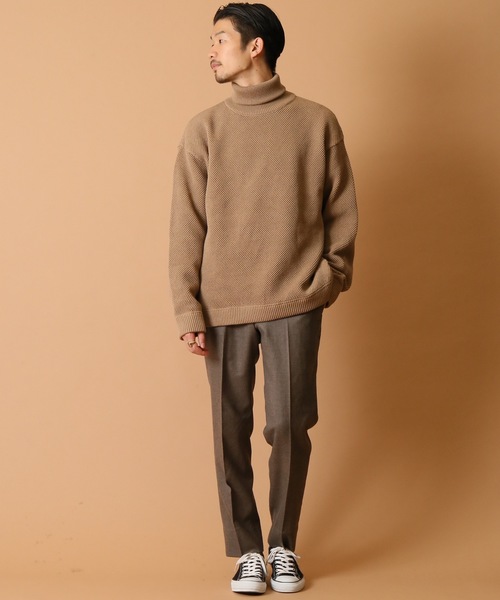crepuscule（クレプスキュール）の「◆CREPUSCULE / クレプスキュール 417別注 TURTLE NECK（ニット/セーター・メンズ・ブラウン/ベージュ/イエロー系その他・1/2）」の7枚目の写真