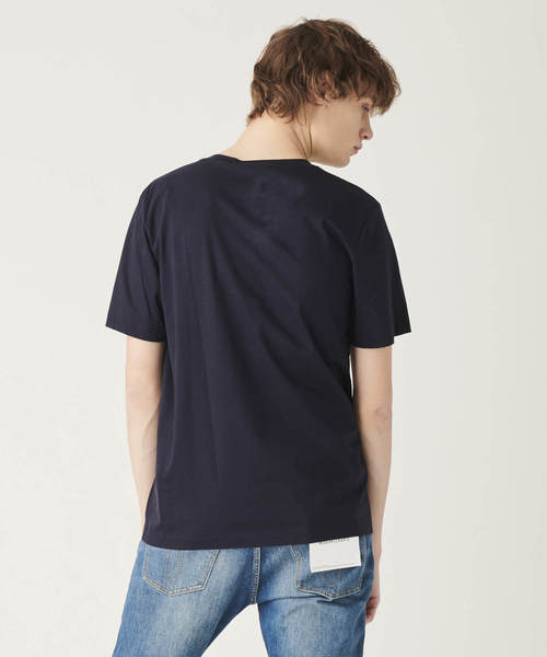 Calvin Klein Jeans(カルヴァンクラインジーンズ)の「スリム T シャツ(Tシャツ/カットソー・メンズ・ホワイト/ブラック/ネイビー・S/M/L/XL)」の6枚目の写真