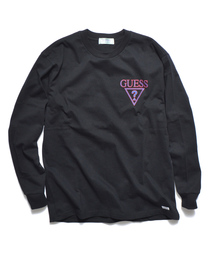 ROOPTOKYO | 別注：Guess Green Label/ゲスグリーンレーベル Triangle Q Mark Back Print LS Tee(Tシャツ/カットソー)