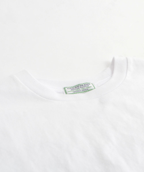 ROOPTOKYO（ループトウキョウ）の「別注：Guess Green Label/ゲスグリーンレーベル Triangle Q Mark Back Print LS Tee（Tシャツ/カットソー・メンズ・ホワイト/ブラック・M/S/L/XL）」の15枚目の写真
