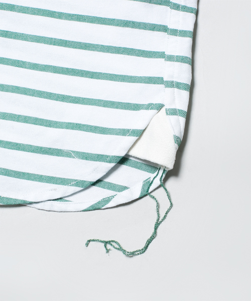 NANO universe（ナノユニバース）の「ボーダーオックスシャツ（シャツ/ブラウス・メンズ・グリーン/ブルー/ネイビー/イエロー/レッド・LARGE/MEDIUM/X-LARGE/SMALL）」の17枚目の写真