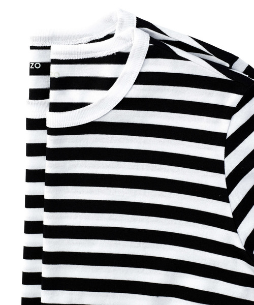 ZOZO（ゾゾ）の「中細ボーダーTシャツ[WOMEN]（Tシャツ/カットソー・レディース・ホワイト×ブラック/ホワイト×ネイビー・マルチサイズ）」の6枚目の写真
