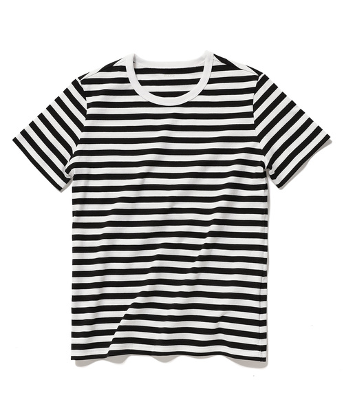 ZOZO（ゾゾ）の「中細ボーダーTシャツ[WOMEN]（Tシャツ/カットソー・レディース・ホワイト×ブラック/ホワイト×ネイビー・マルチサイズ）」の8枚目の写真