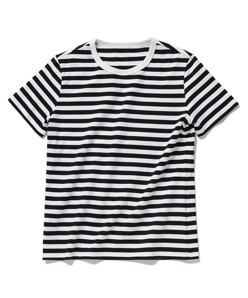 ZOZO（ゾゾ）の「中細ボーダーTシャツ[WOMEN]（Tシャツ/カットソー・レディース・ホワイト×ブラック/ホワイト×ネイビー・マルチサイズ）」の15枚目の写真