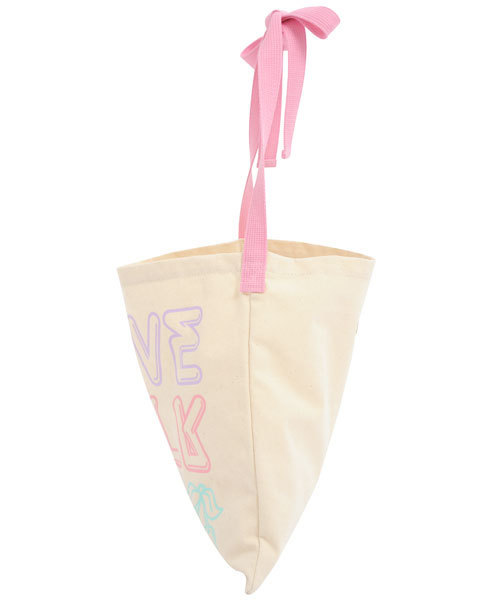 MILKFED.（ミルクフェド）の「NEW ECO BAG LOVE NEON　（ショルダーバッグ/プリント/チェリー）（ショルダーバッグ・レディース・ピンク/ライトピンク・ONE SIZE）」の3枚目の写真