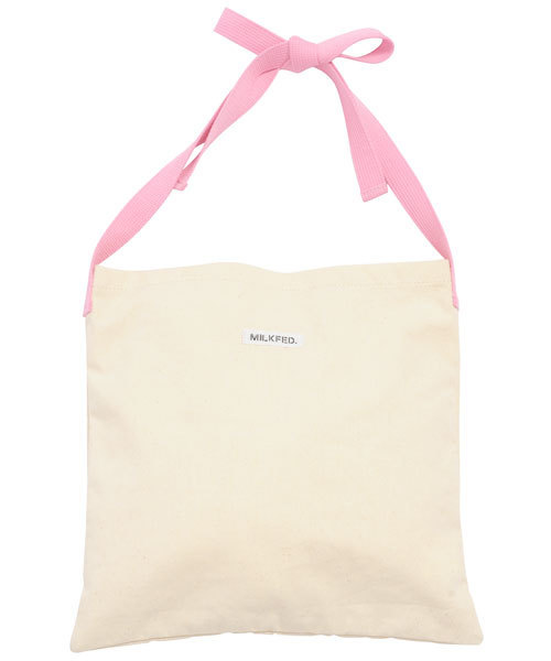 MILKFED.（ミルクフェド）の「NEW ECO BAG LOVE NEON　（ショルダーバッグ/プリント/チェリー）（ショルダーバッグ・レディース・ピンク/ライトピンク・ONE SIZE）」の4枚目の写真