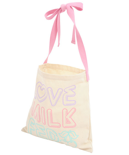 MILKFED.（ミルクフェド）の「NEW ECO BAG LOVE NEON　（ショルダーバッグ/プリント/チェリー）（ショルダーバッグ・レディース・ピンク/ライトピンク・ONE SIZE）」の7枚目の写真