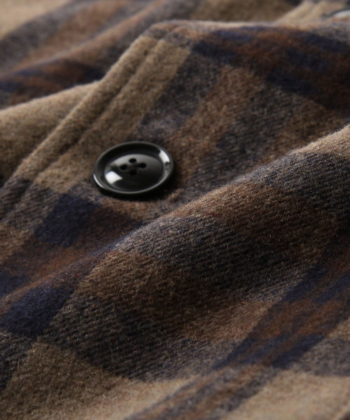 ZIP FIVE(ジップファイブ)の「【ZIP FIVE】メルトンステンカラーコート(ステンカラーコート・メンズ・ブラック/ブラウン/グレー系その他/ベージュ系その他・MEDIUM/LARGE/X-LARGE)」の7枚目の写真