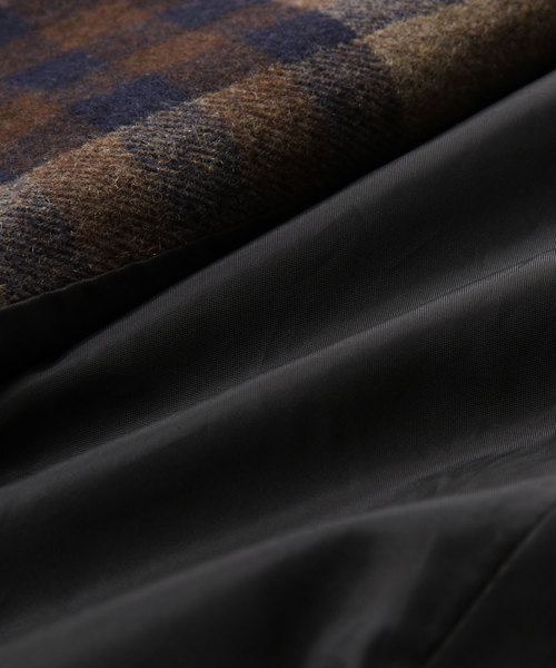 ZIP FIVE(ジップファイブ)の「【ZIP FIVE】メルトンステンカラーコート(ステンカラーコート・メンズ・ブラック/ブラウン/グレー系その他/ベージュ系その他・MEDIUM/LARGE/X-LARGE)」の8枚目の写真