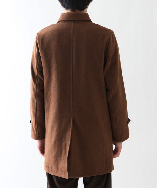 ZIP FIVE(ジップファイブ)の「【ZIP FIVE】メルトンステンカラーコート(ステンカラーコート・メンズ・ブラック/ブラウン/グレー系その他/ベージュ系その他・MEDIUM/LARGE/X-LARGE)」の11枚目の写真