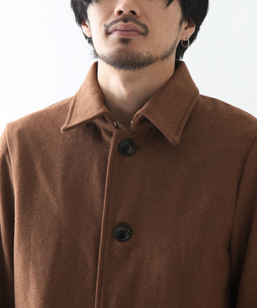 ZIP FIVE(ジップファイブ)の「【ZIP FIVE】メルトンステンカラーコート(ステンカラーコート・メンズ・ブラック/ブラウン/グレー系その他/ベージュ系その他・MEDIUM/LARGE/X-LARGE)」の12枚目の写真