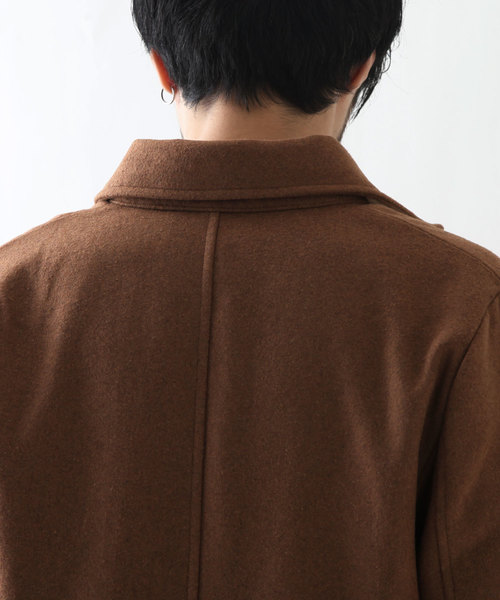 ZIP FIVE(ジップファイブ)の「【ZIP FIVE】メルトンステンカラーコート(ステンカラーコート・メンズ・ブラック/ブラウン/グレー系その他/ベージュ系その他・MEDIUM/LARGE/X-LARGE)」の13枚目の写真