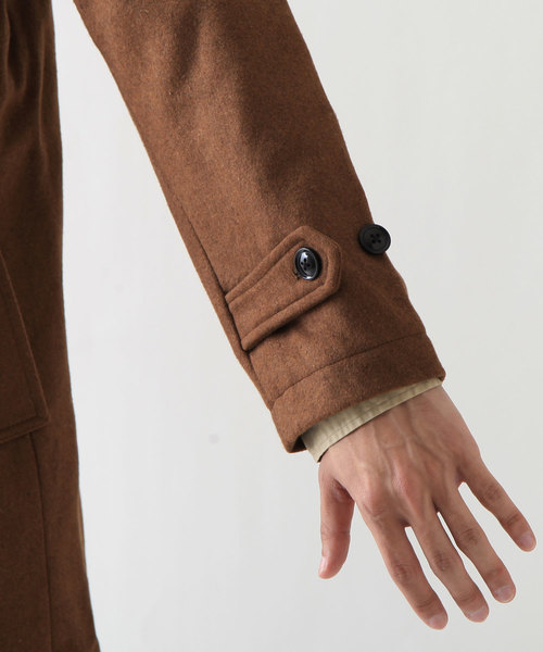 ZIP FIVE(ジップファイブ)の「【ZIP FIVE】メルトンステンカラーコート(ステンカラーコート・メンズ・ブラック/ブラウン/グレー系その他/ベージュ系その他・MEDIUM/LARGE/X-LARGE)」の14枚目の写真