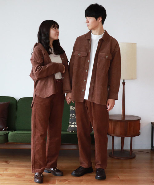 PairPair(ペアペア)の「【PairPair1周年限定アイテム】コーデュロイCPOビッグジャケット(その他アウター・メンズ・カーキ/ダークブラウン・FREE)」の3枚目の写真