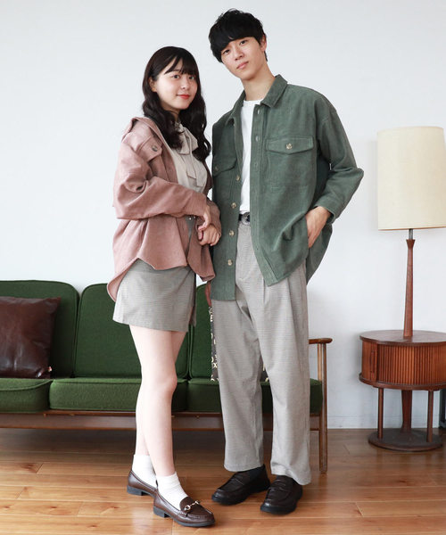 PairPair(ペアペア)の「【PairPair1周年限定アイテム】コーデュロイCPOビッグジャケット(その他アウター・メンズ・カーキ/ダークブラウン・FREE)」の5枚目の写真