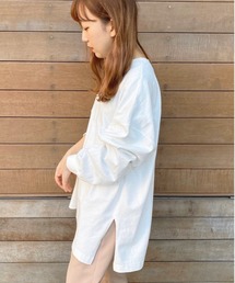 apres jour | スリット入りBIGロンＴ【ZOZOTOWN限定アイテム】(Tシャツ/カットソー)