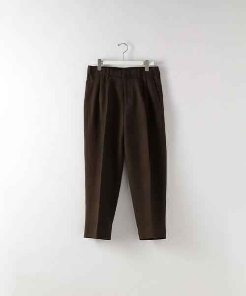 Steven Alan(スティーブンアラン)の「<Steven Alan> SHET TWEED 2PLEATED SLACKS-BOLD/パンツ(その他パンツ・メンズ・オリーブ/ブラック・SMALL/MEDIUM/LARGE/X-LARGE)」の9枚目の写真