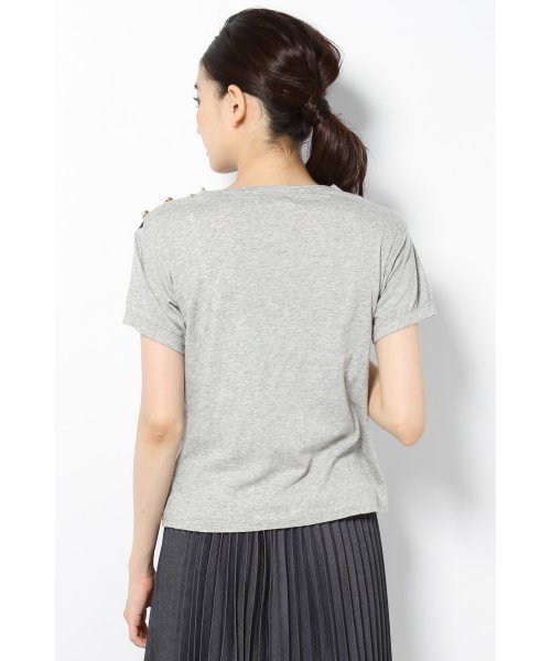 EDIT. FOR LULU（エディットフォールル）の「◆ミリタリーTEE（Tシャツ/カットソー・レディース・グレー/ホワイト/カーキ・FREE）」の6枚目の写真