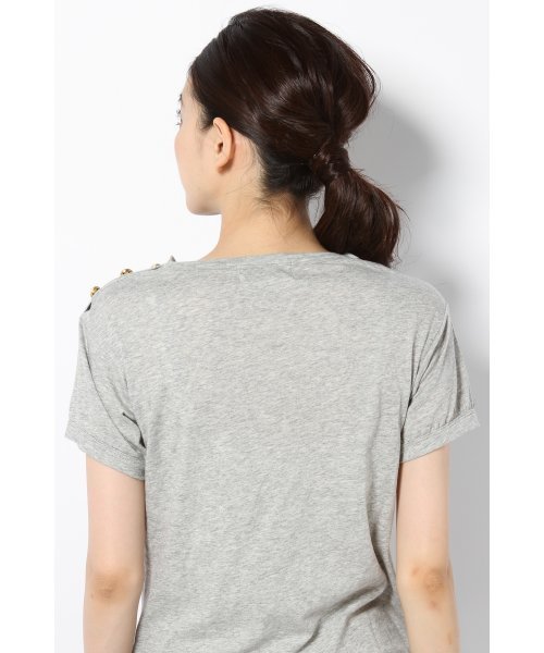 EDIT. FOR LULU（エディットフォールル）の「◆ミリタリーTEE（Tシャツ/カットソー・レディース・グレー/ホワイト/カーキ・FREE）」の8枚目の写真