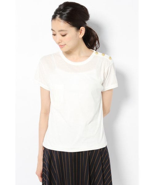 EDIT. FOR LULU（エディットフォールル）の「◆ミリタリーTEE（Tシャツ/カットソー・レディース・グレー/ホワイト/カーキ・FREE）」の17枚目の写真