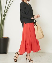 ゆるVネックプルオーバー