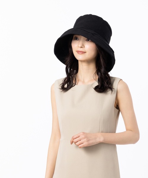 QUEENHEAD（クイーンヘッド）の「紐付きブリムハット（ハット・レディース・ブラック/ブラウン/ライトベージュ/カーキ・X-LARGE/XX-LARGE/FREE）」の17枚目の写真