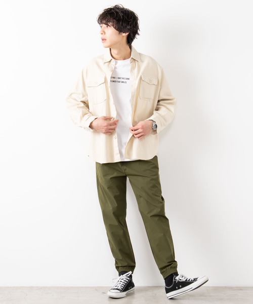 WEGO（ウィゴー）の「WEGO/【セットアップ対応商品】テックタフタジョガーパンツ（スラックス・メンズ・ブラック/ネイビー/カーキ・MEDIUM/LARGE）」の8枚目の写真