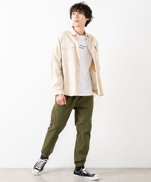 WEGO（ウィゴー）の「WEGO/【セットアップ対応商品】テックタフタジョガーパンツ（スラックス・メンズ・ブラック/ネイビー/カーキ・MEDIUM/LARGE）」の13枚目の写真