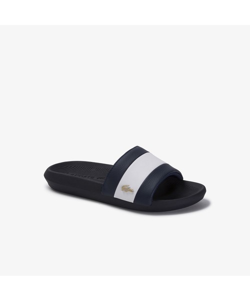 LACOSTE（ラコステ）の「レディース CROCO SLIDE 120 3 US（スニーカー・レディース・ネイビー/ホワイト・23.5cm/25.0cm/22.5cm/24.0cm）」の3枚目の写真