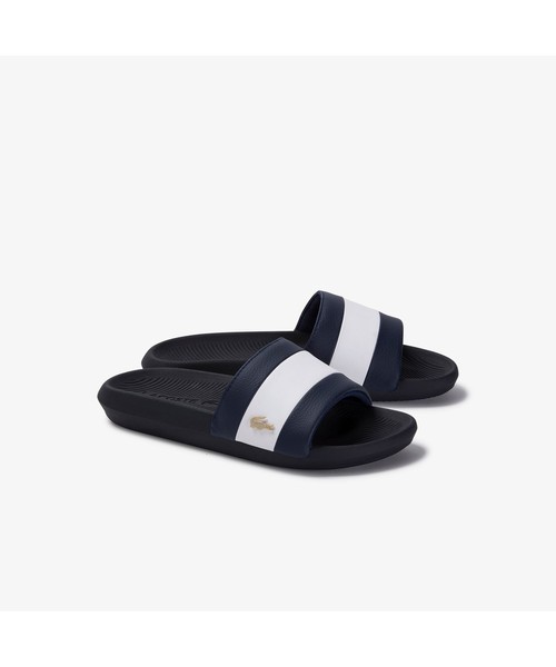 LACOSTE（ラコステ）の「レディース CROCO SLIDE 120 3 US（スニーカー・レディース・ネイビー/ホワイト・23.5cm/25.0cm/22.5cm/24.0cm）」の4枚目の写真