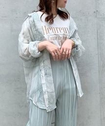 archives | 幾何柄チュニック襟付きBIGシャツ(シャツ/ブラウス)