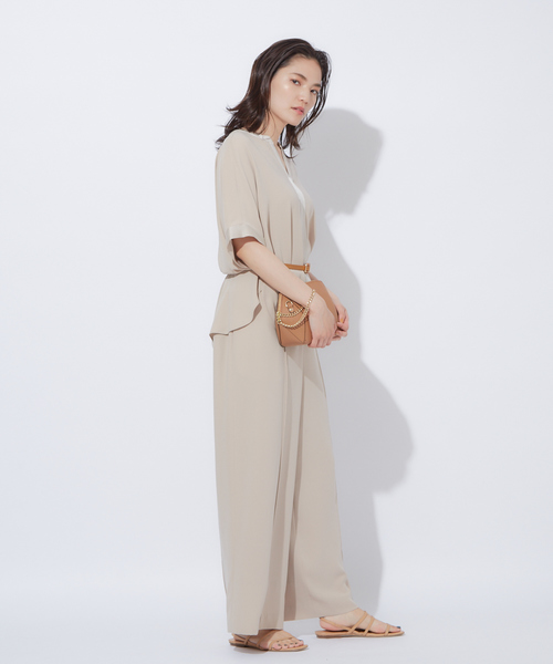 qualite（カリテ）の「ドレープドルマンブラウス（シャツ/ブラウス・レディース・ブラック/ベージュ・38）」の12枚目の写真