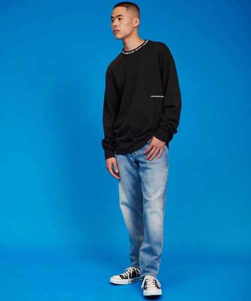 Calvin Klein（カルバン・クライン）の「ネックロゴ コットン