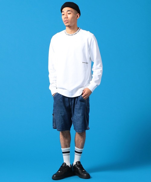 Calvin Klein（カルバン・クライン）の「ネックロゴ コットン