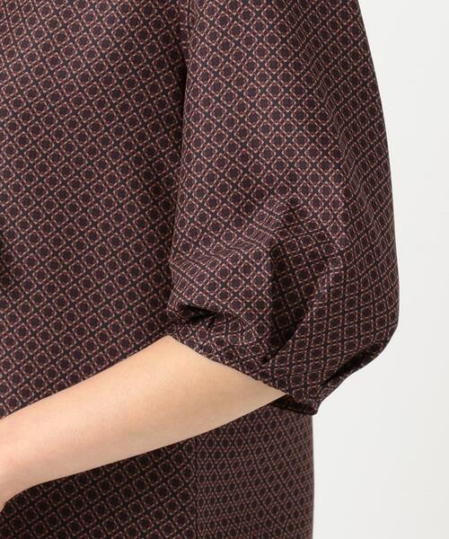 J.PRESS Ladies(J.プレス レディス)の「【洗える】ジオメトリックプリント ブラウス(シャツ/ブラウス・レディース・グレー系5/ネイビー系5・XS)」の10枚目の写真